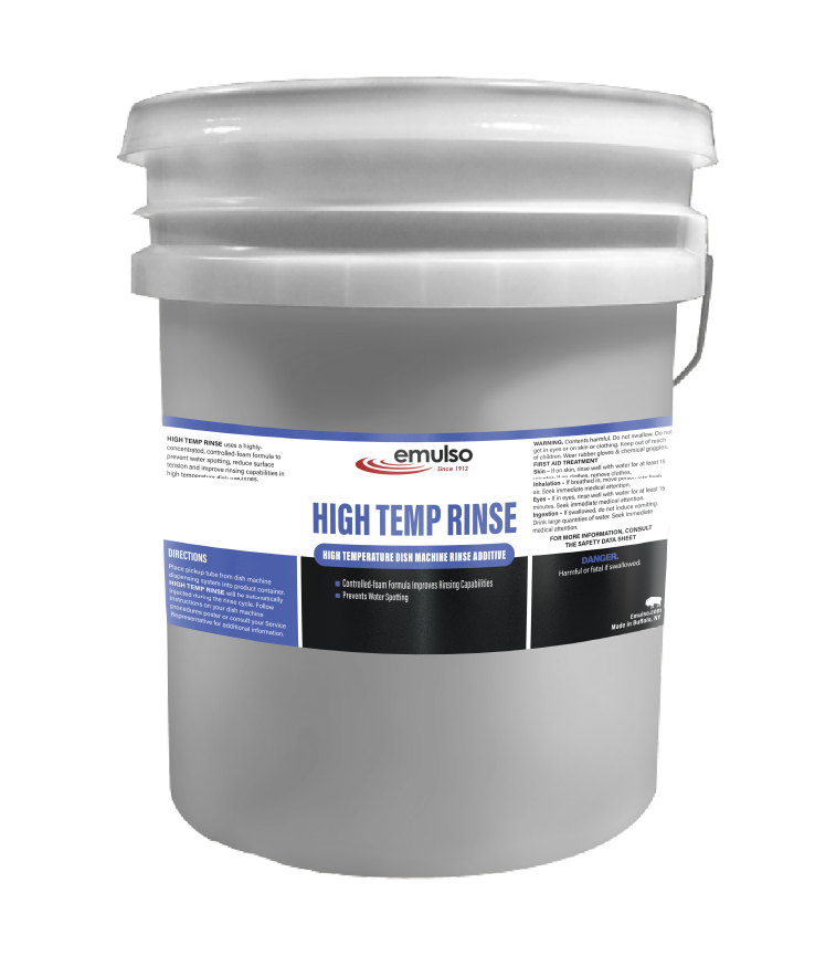 Machine Rinse Additive High Temp Rinse - Product Details